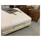 TEMPUR-PEDIC QUEEN SIZE BED, MCM LAMMERTS CHEST &