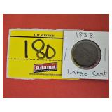 1838 LARGE CENT