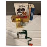 SPRING FORM SET, APPLE PEELER, MIXMASTER MOTOR?,