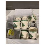SET OF SPODE CHRISTMAS TREE CUPS