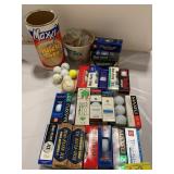 PACKS OF GOLF BALLS, TEES, LOOSE GOLF BALLS