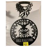 2 CUT METAL SIGNS