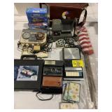 TAPE RECORDERS, CASSETTE CASE, KODAK CAMERA,