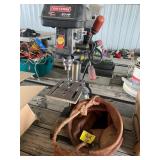 CRAFTSMAN LASER TRAC 2/3HP DRILL PRESS, TOOLBAG