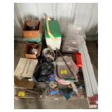 FLOURESCENT LIGHTS, HAND SAW, OSCAR COOLER,