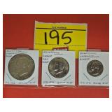 1776-1976 BICENTENNIAL DOLLAR, HALF DOLLAR, AND