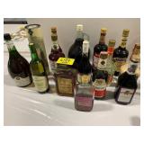GROUP OF BARWARE BOTTLES
