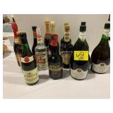 GROUP OF BARWARE BOTTLES