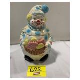 VINTAGE CLOWN COOKIE JAR
