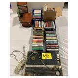 CASSETTE TAPES, GE PLAYER