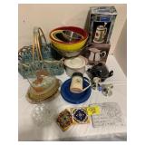 WATERFOWL STEIN, NESTING BOWLS, CROCKETTE, EB