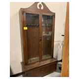 81' TALL WOODEN GUN CABINET