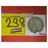 1923-D PEACE DOLLAR