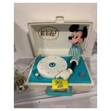 VINTAGE MICKEY MOUSE RECORD PLAYER