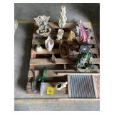 PLANTERS OF ALL STYLES, MARY FIGURE, WASH BOARD,