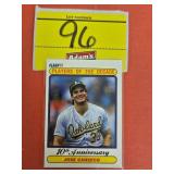 PLAYERS OF THE DECADE JOSE CANSECO CARD