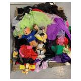 PALLET OF COSTUME PIECES OF ALL KINDS, PLUSH