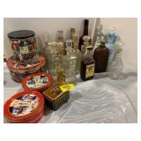 BARWARE BOTTLES OF ALL KINDS, Dï¿½COR & COOKIE TINS