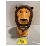 PLASTIC LION COOKIE JAR