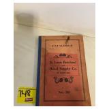 ANTIQUE STL BUTCHERS SUPPLY CATALOG