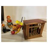 3 TIN LITHO ANTIQUE TOYS