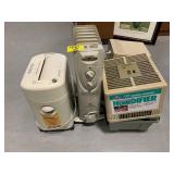 HUMIDIFIER, SHREDDER, RADIATOR HEATER