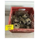 CRATE OF ROOFING NAILS
