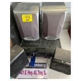 MULTITECH TAPE DECK & SPEAKERS, PAIR OF SANYO