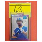 1989 DONRUSS, 33, KEN GRIFFEY JR, RATIE ROOKIE,