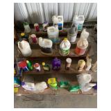 PALLET OF CHEMICALS, CLEANING SUPPLIES, SPRAYERS,