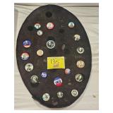 POLITICAL BUTTONS