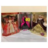 3 BOXED BARBIE DOLLS