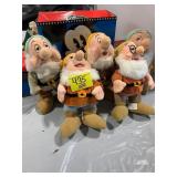 GROUP OF DISNEY DWARF PLUSH