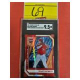 GRADED 2021 PANINI ELITE EX ED, 39, IZAAC
