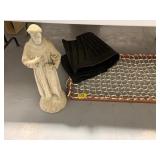 CONCRETE OUTDOOR MONK, LIGHTED PANEL, MATS?
