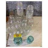 GROUP OF CANNING JARS