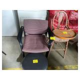 ANTIQUE WOODEN HIGH CHAIR, 3 DOCTOR OFFICE