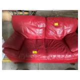 RED LEATHER? LOVESEAT