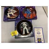 3 ELVIS COLLECTOR PLATES