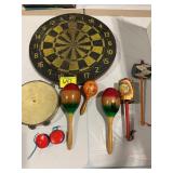 DART BOARD, KIDS INSTRUMENTS