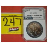GRADED 1987 SILVER EAGLE