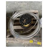 HEAVY DUTY CABLE, PLASTIC SPOOL OF WIRE, PAIR OF