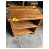 WOODEN 2-TIER SHELF