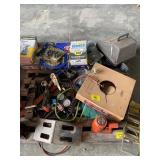 HEATER HOSE, GAUGES, RATCHET STRAPS, CHAINSAW