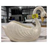 DON FEATHERSTONE BLOW MOLD SWAN PLANTER - 2FT
