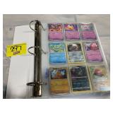 BINDER OF POKEMON CARDS OF ALL KINDS - HOLOS, ETC
