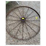 ANTIQUE WAGON WHEEL