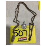RELIGIOUS PENDANT NECKLACE FEATURING VIRGIN MARY