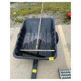 PLASTIC GARDEN CART, LONG HANDLE TOOL