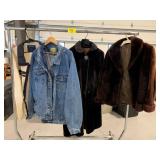 FAUX FUR COATS, DENIM JACKET, NAUTICA JACKET